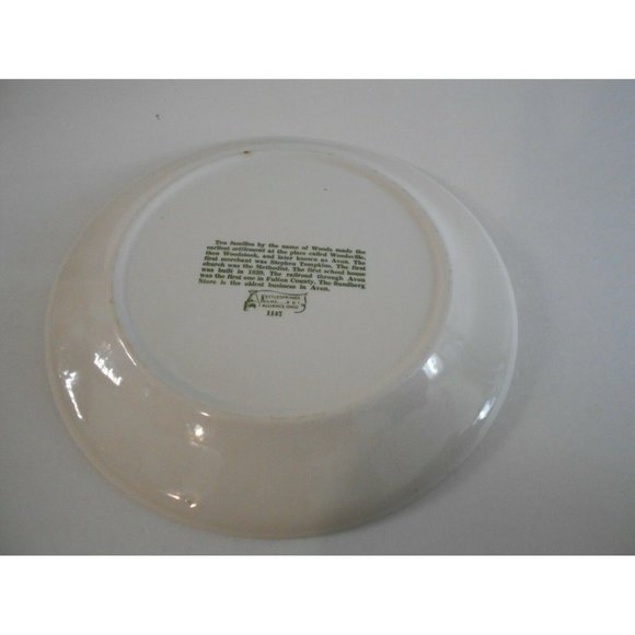 Illinois Quasquicentennial Souvenir Plate 10" diameter Vintage 1962 Avon - Picture 3 of 3